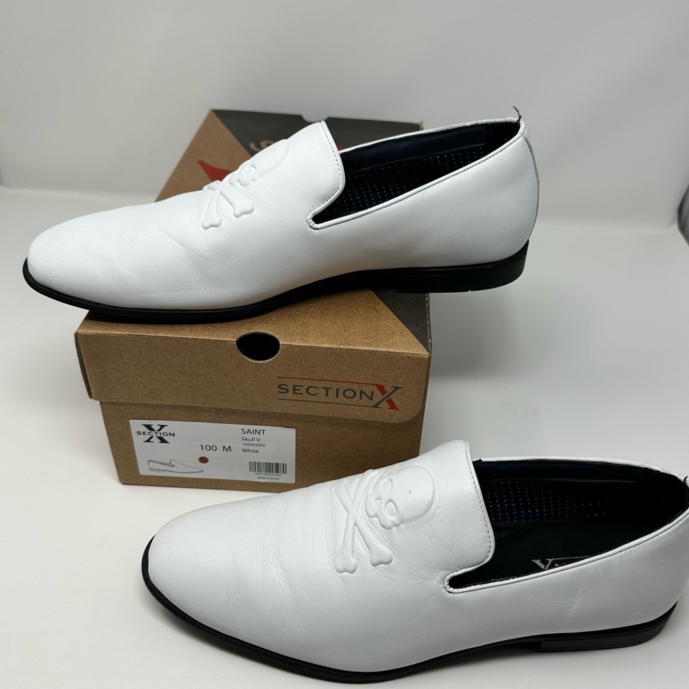 Section X Saint Scull V Slip on Men’s Dress Shoes size 10